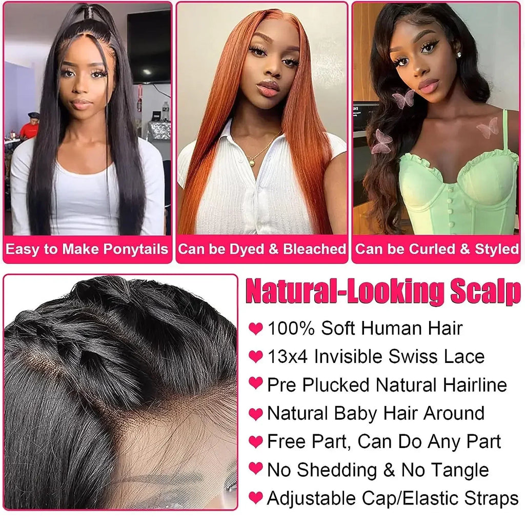 Straight Lace Frontal Brazilian Human