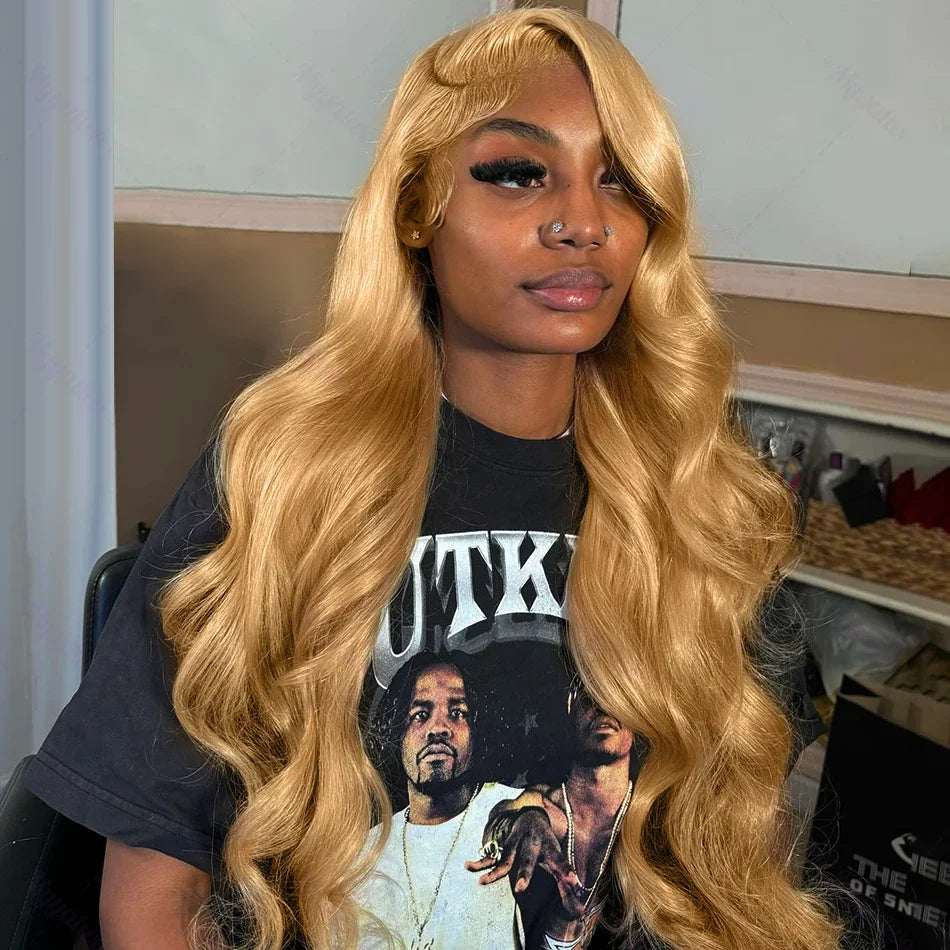 Honey Blonde Brazilian Human Hairs