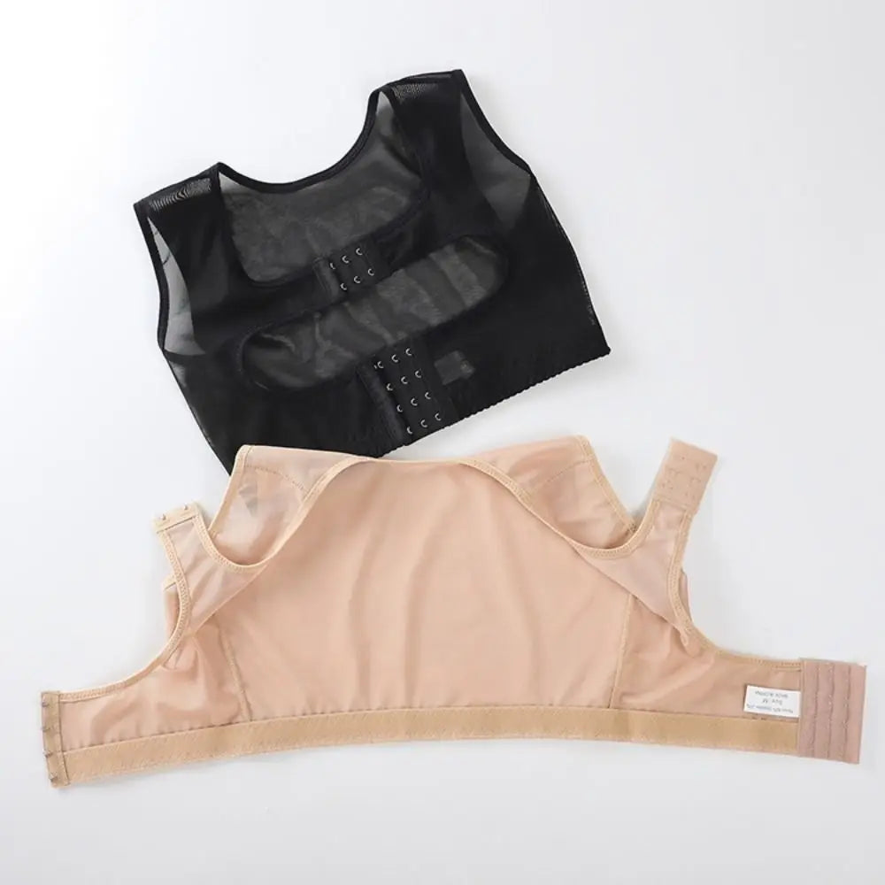 Elastic Anti Sagging Body Shaper Corset Shapewear Bustier Chest Posture Corrector Chest Gathered Vest Bra Support Shaper Women