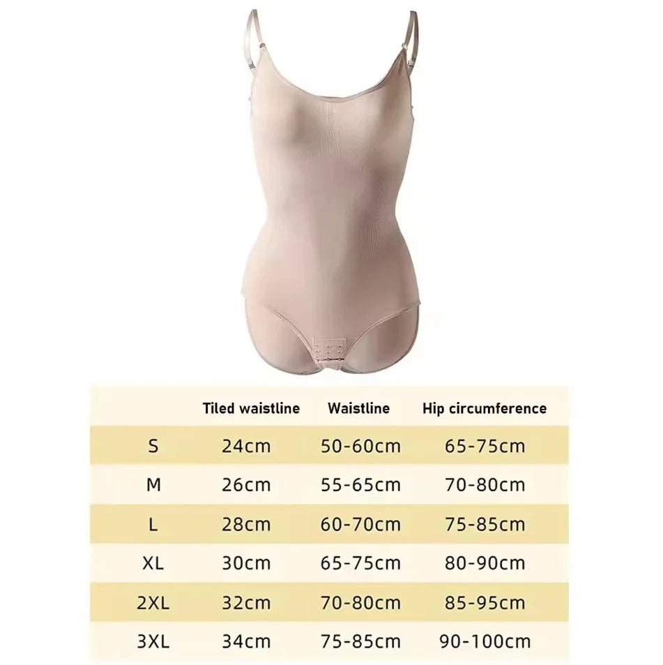 Bodysuit Shapewear Women Tank Top Tummy Control Full Body Shaper Anti Chafing Shorts Slimming Waist Trainer Butt Lifter