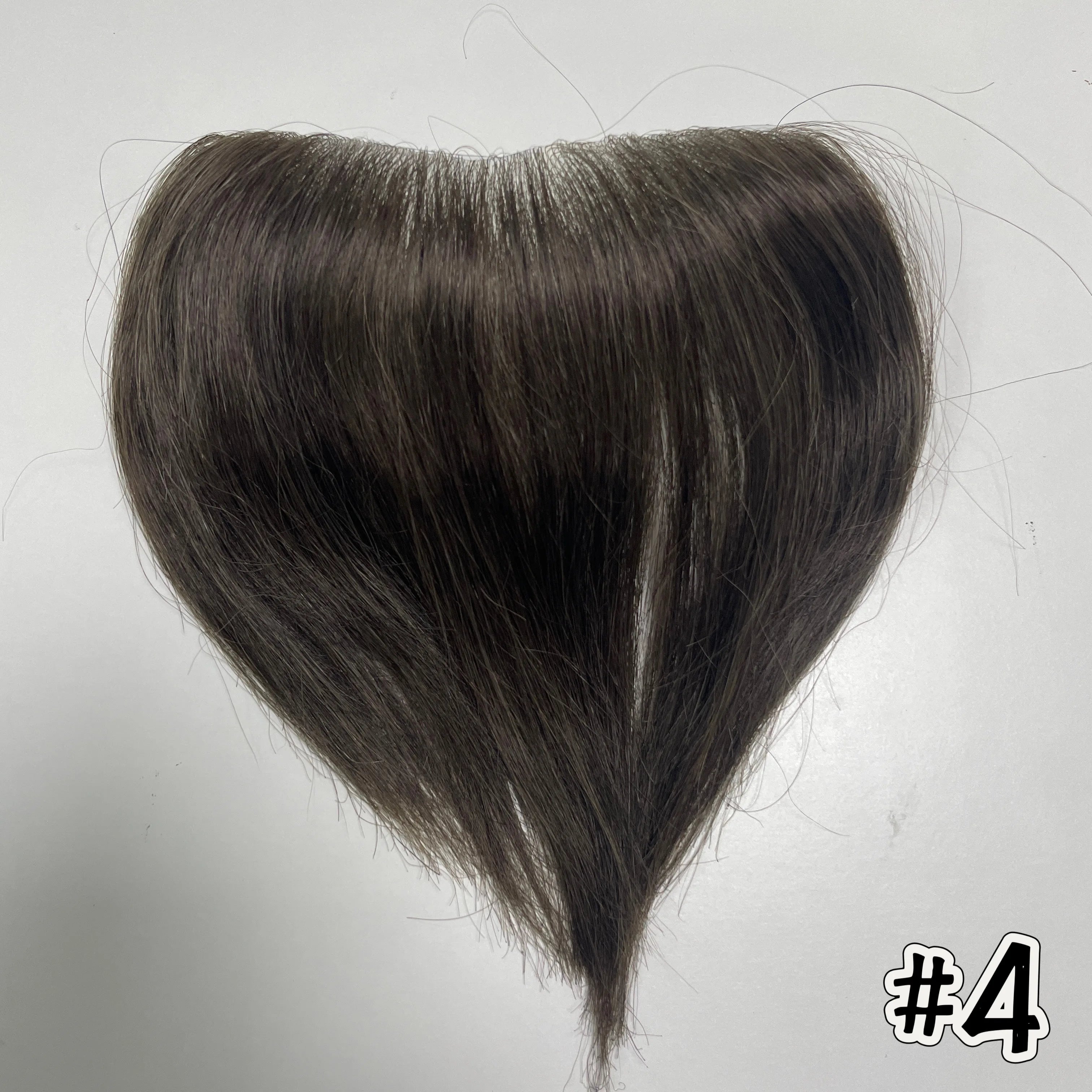V Frontal Toupee for Men Wigs 2.5x16 Thin Skin PU V Loop Men Toupee Breathable V Style Front Wigs Blonde Color Forehead Hairline