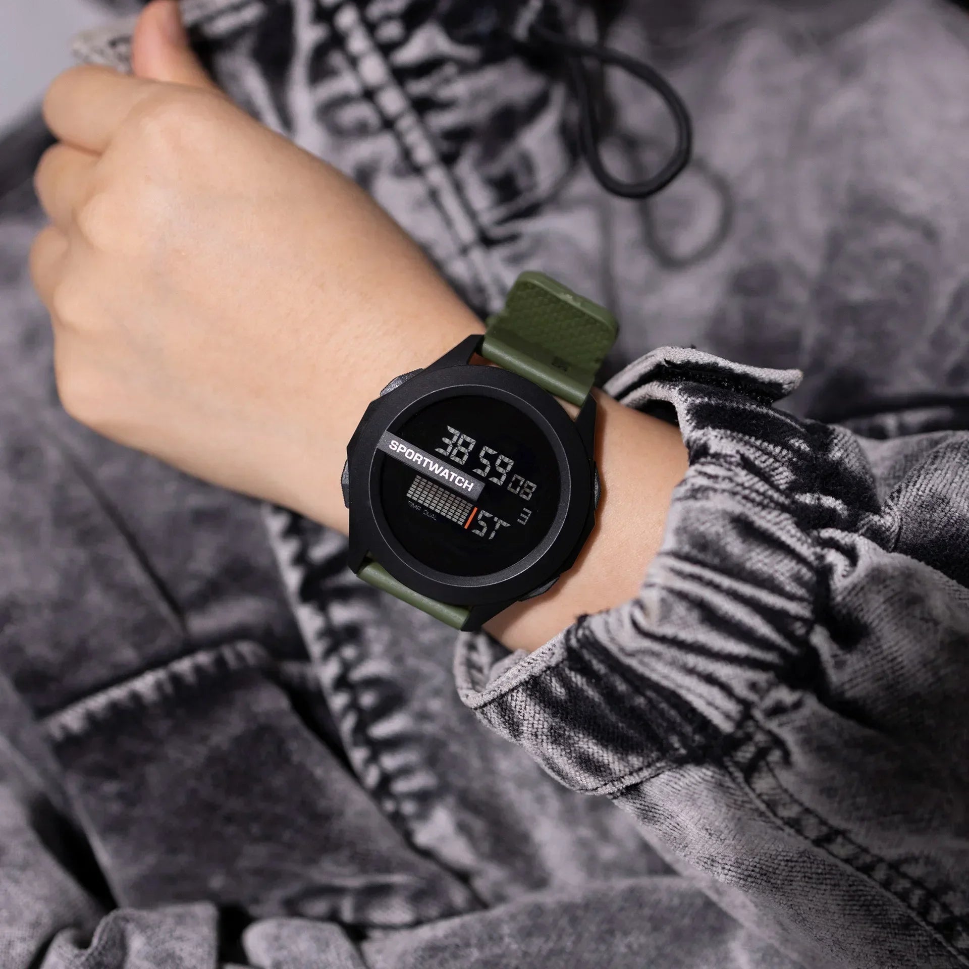 New Sport Watch for Man Digital Wristwatch Stopwatch Luminous Date Week Waterproof Men's  Clock Electronic Watch Relogio