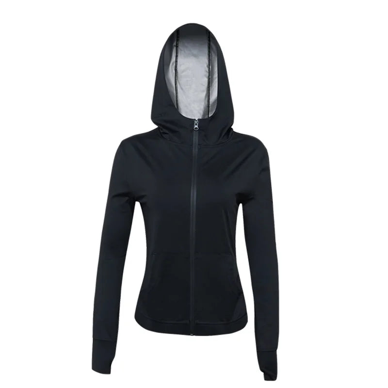 2024 Hot Sport Running Workout Fat Burning Slimming Weight Loss Neoprene Black Women Sweat Sauna Shapewear T Shirt