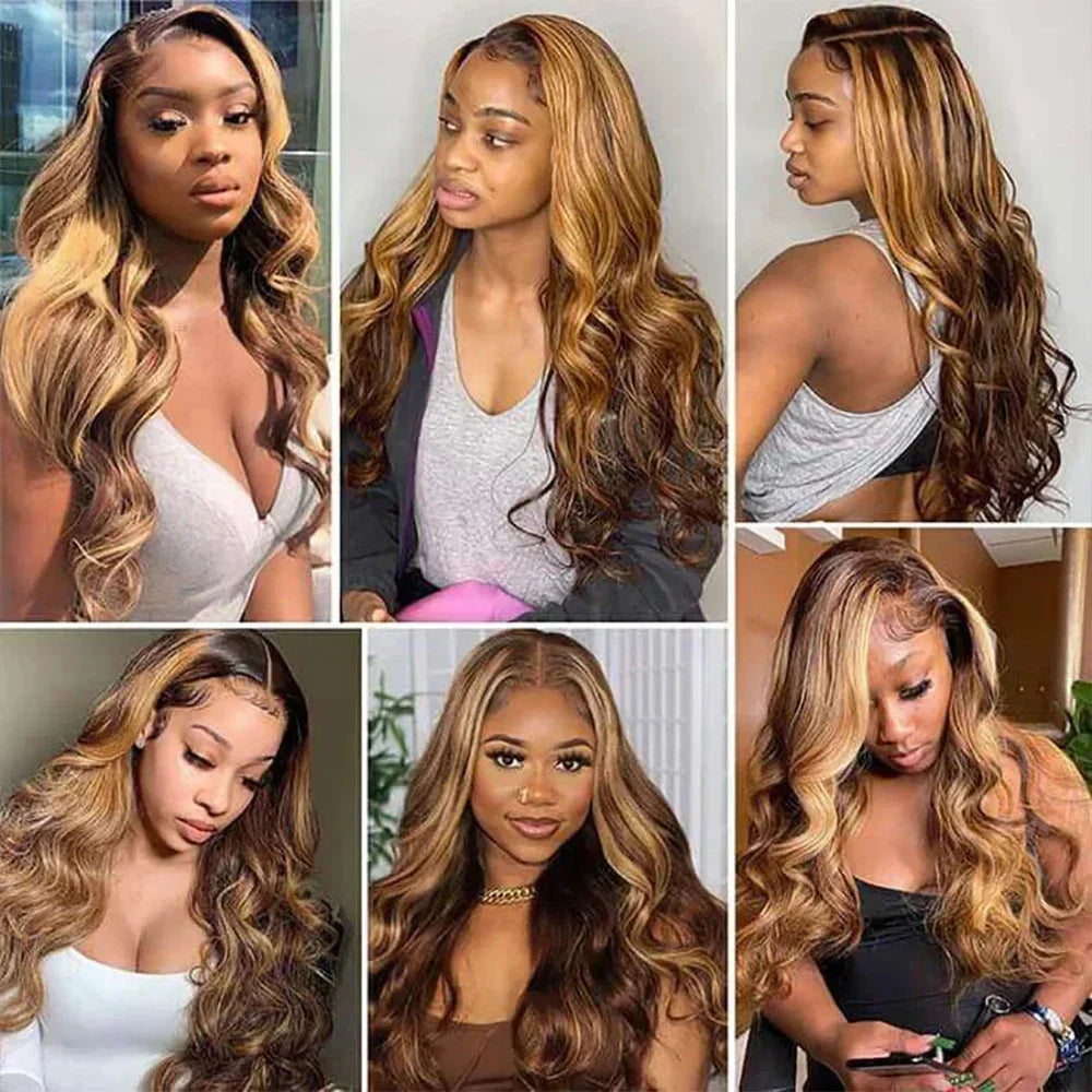 Highlight Body Wave Brazilian Human Hairs