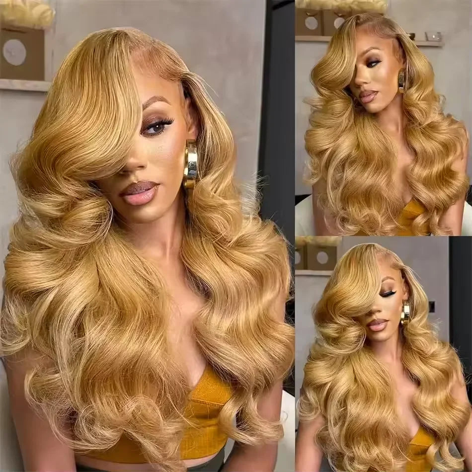 Honey Blonde Brazilian Human Hairs