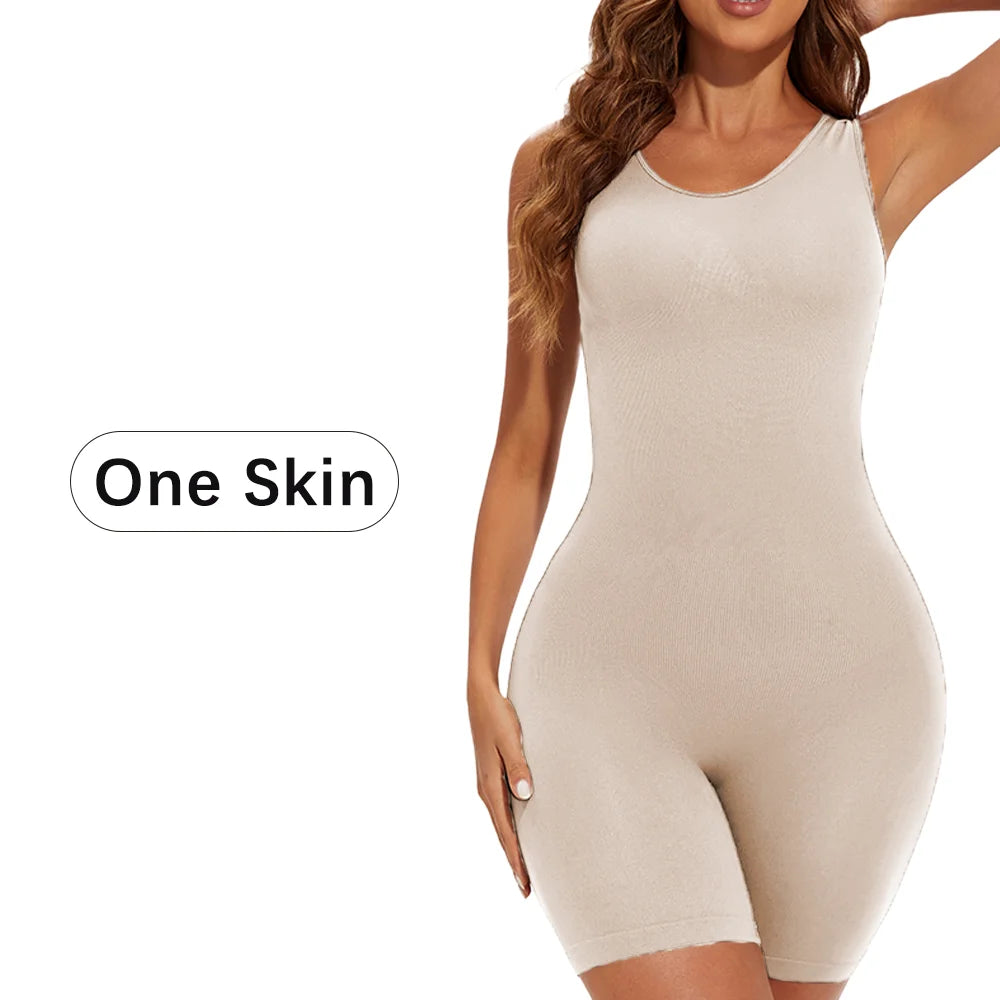 1PC Elastic Shapewear Bodysuits Comfortable Butt Lifter Underwear Bodysuit Waist Trainer Body Shaper Shapewear Wide Shoulder
