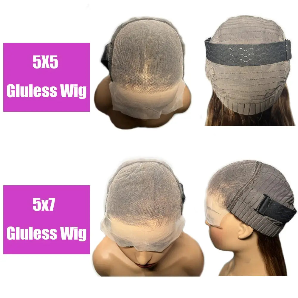 Wear Go Glueless Wig Preplucked Chocolate Brown #4 Dark Brown Straight Human Hair Wigs Ready To Go HD Lace Front Human Hair Wigs
