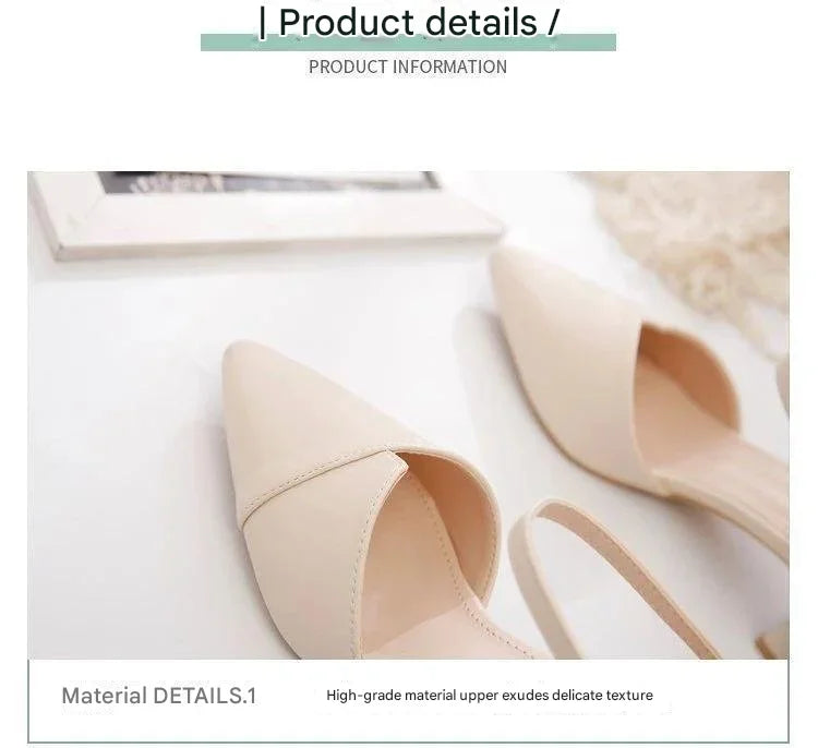 Comfortable, soft and elegant women's high-heeled shoes suitable for parties, balls and the office.