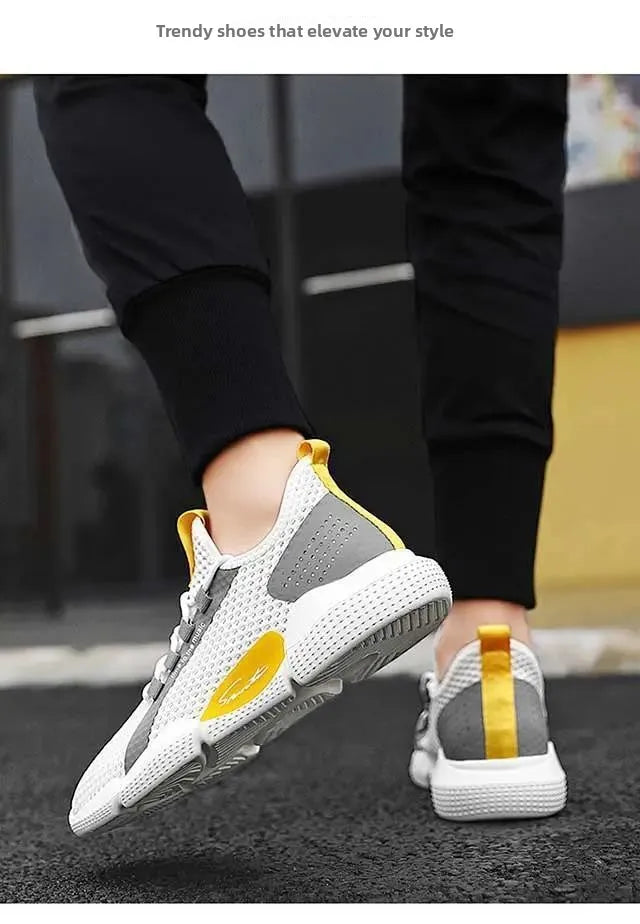 Men's Breathable Me Sport oes Summer 2025 New Sle Casual Dad Sneakers Trendy All-Match Outdoor Leisure Footwear