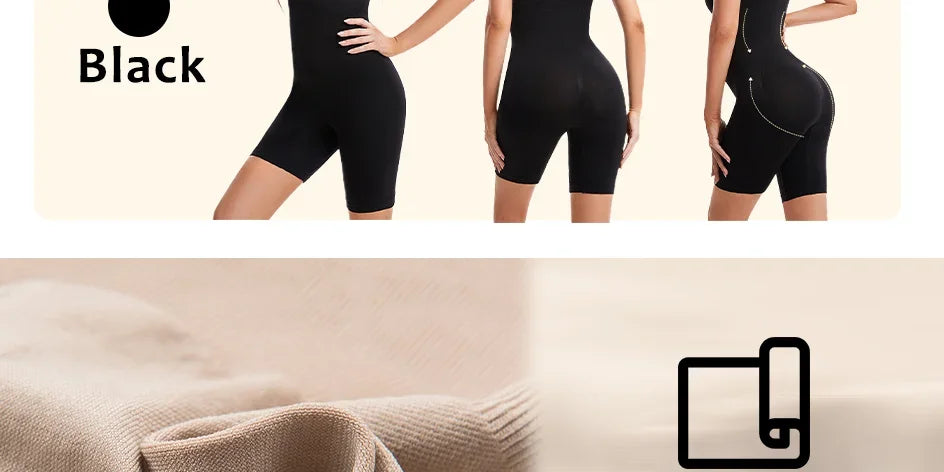 1PC Elastic Shapewear Bodysuits Comfortable Butt Lifter Underwear Bodysuit Waist Trainer Body Shaper Shapewear Wide Shoulder