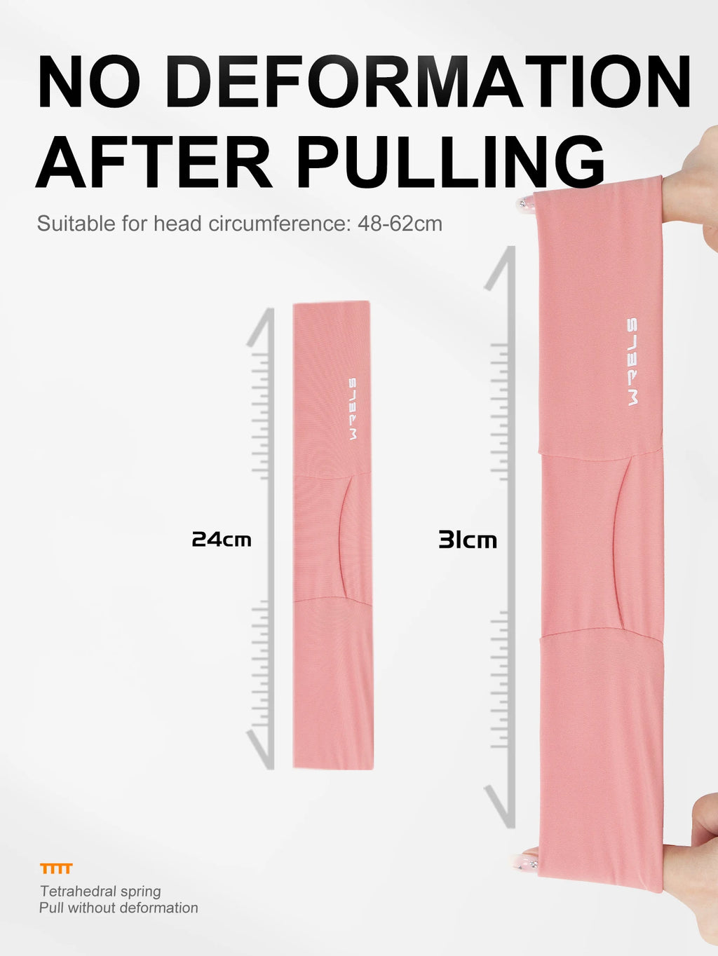 Sport Headband Quick-Drying Non-Slip Hair Band Stretch Elastic Sweatband Breathable Ponytail Gym Running Yoga Sport Headwear