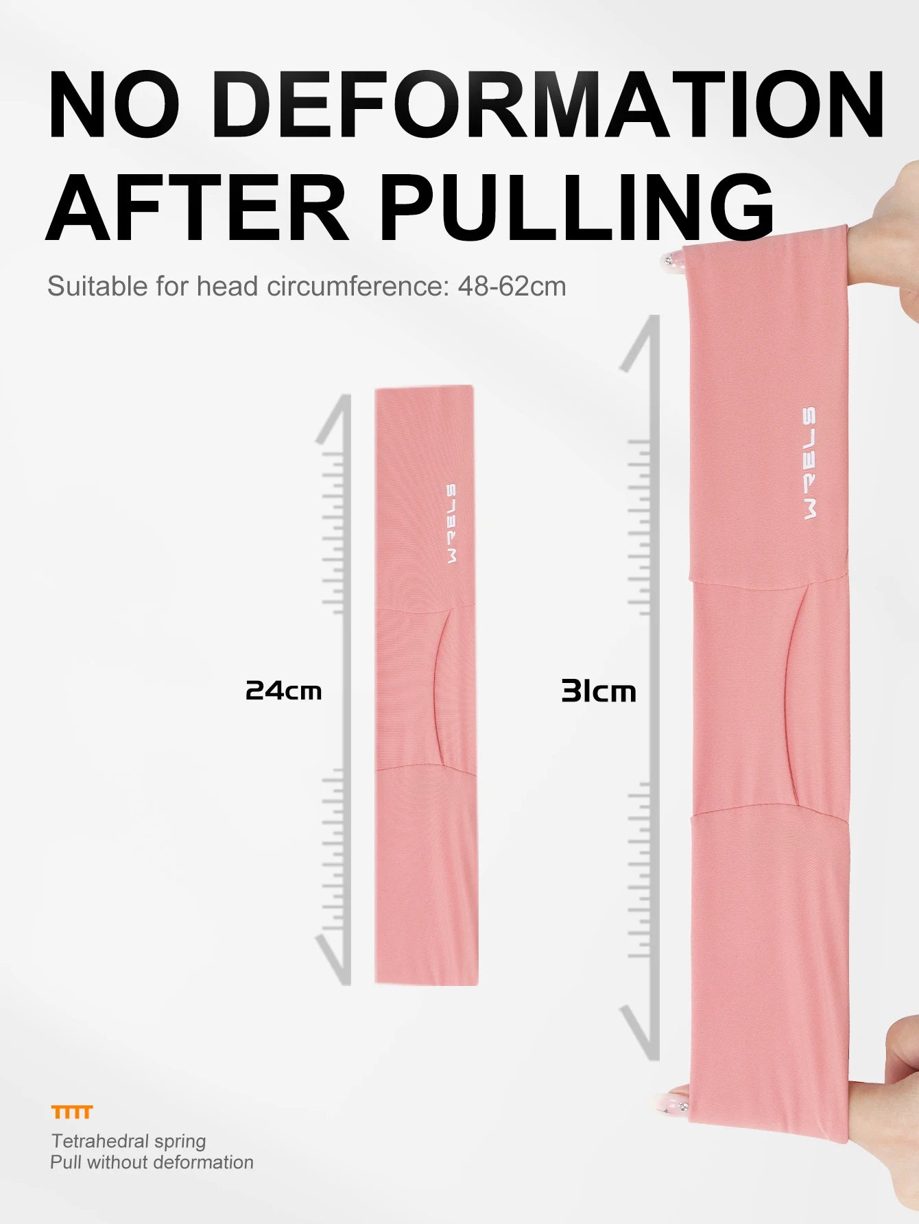 Sport Headband Quick-Drying Non-Slip Hair Band Stretch Elastic Sweatband Breathable Ponytail Gym Running Yoga Sport Headwear