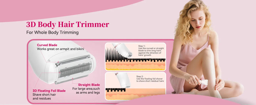 3 in 1 Body Hair Trimmer Kit