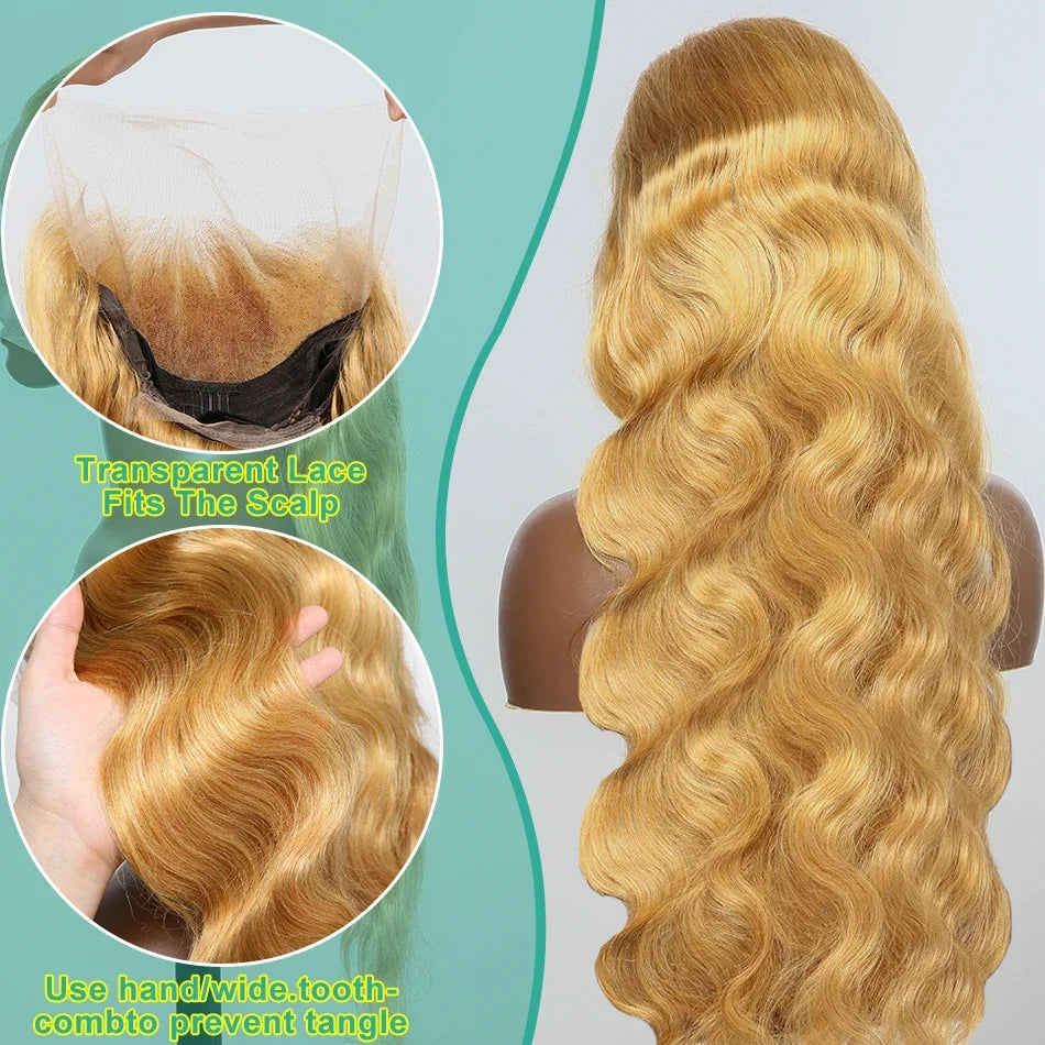 Honey Blonde Brazilian Human Hairs