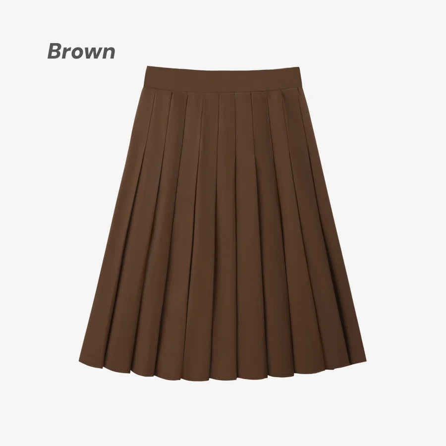 AS AW25 trendy oversize Sports wear + Quick-drying pleat skirt cover knee set woman clothes