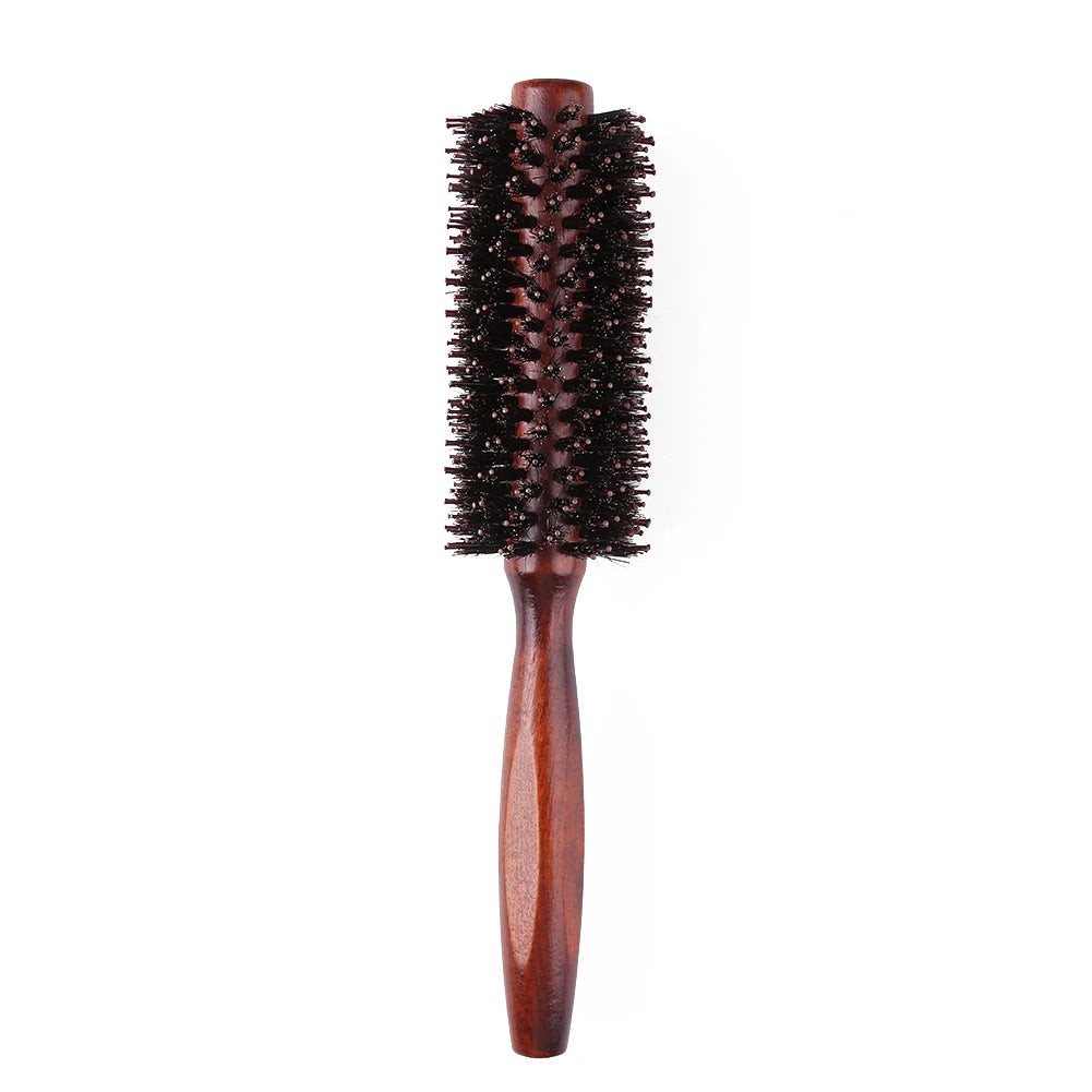 Round Hair Brush Anti Slip Handle