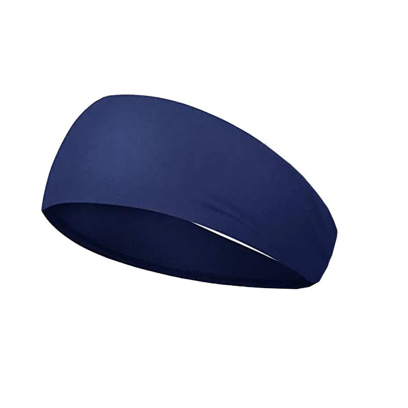 Sports Headbands Solid Color Elastic Non Slip Quick Dry Workout Fitness Yoga Unisex Hairband Sweatband Bandana Hair Accessories