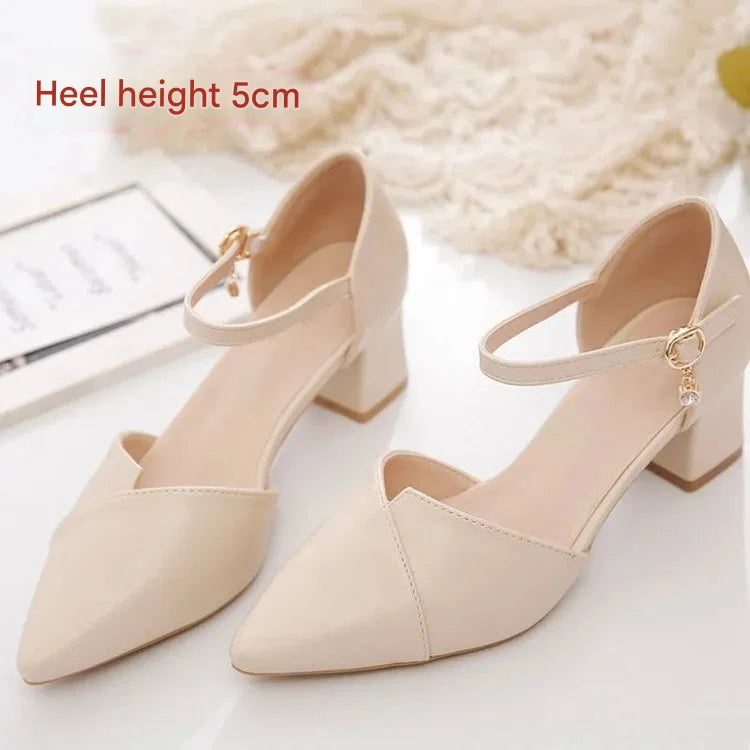 Comfortable, soft and elegant women's high-heeled shoes suitable for parties, balls and the office.