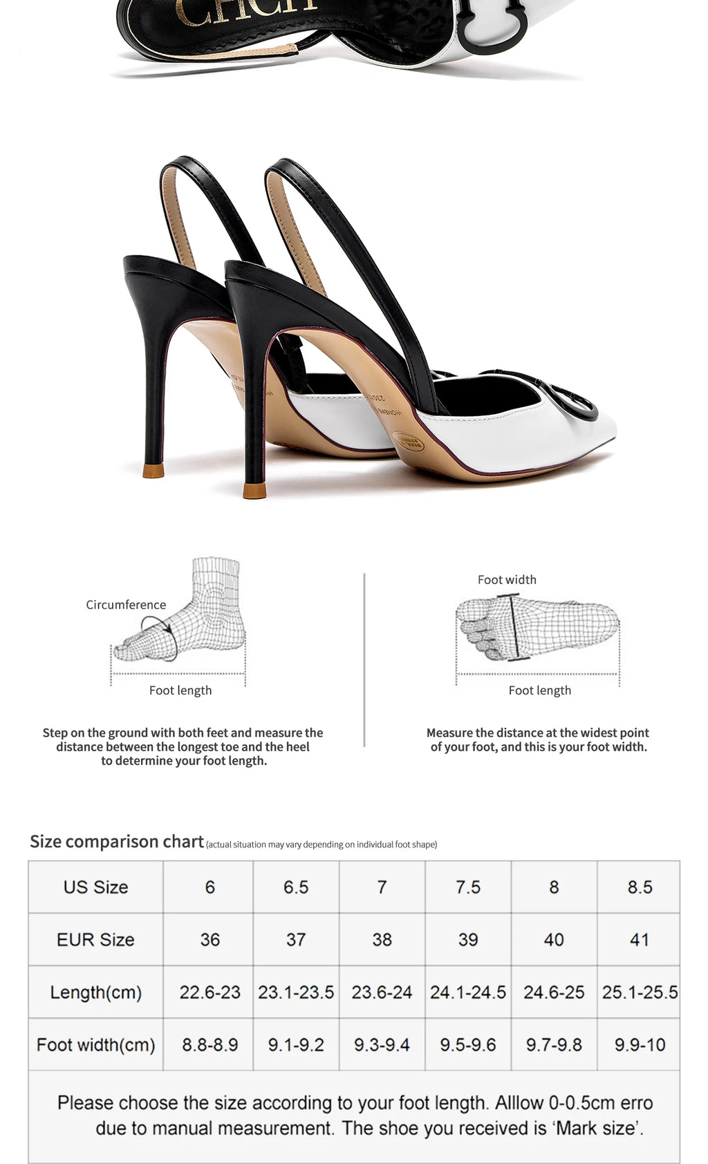 CHCH Luxury Brand High Heels Fashion Women Sandals Elegant Pointed Ladies Slingback Party Wedding Bridal Dress Shoes Woman