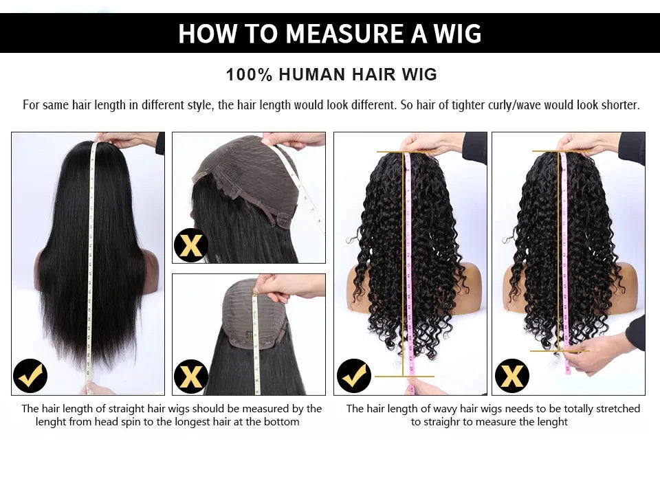 Highlight Curly Human Hair 13X4 Lace Front Wigs Human Hair 200 Density Pre Plucked Wig Water Wave Human Hair Wig For Black Women