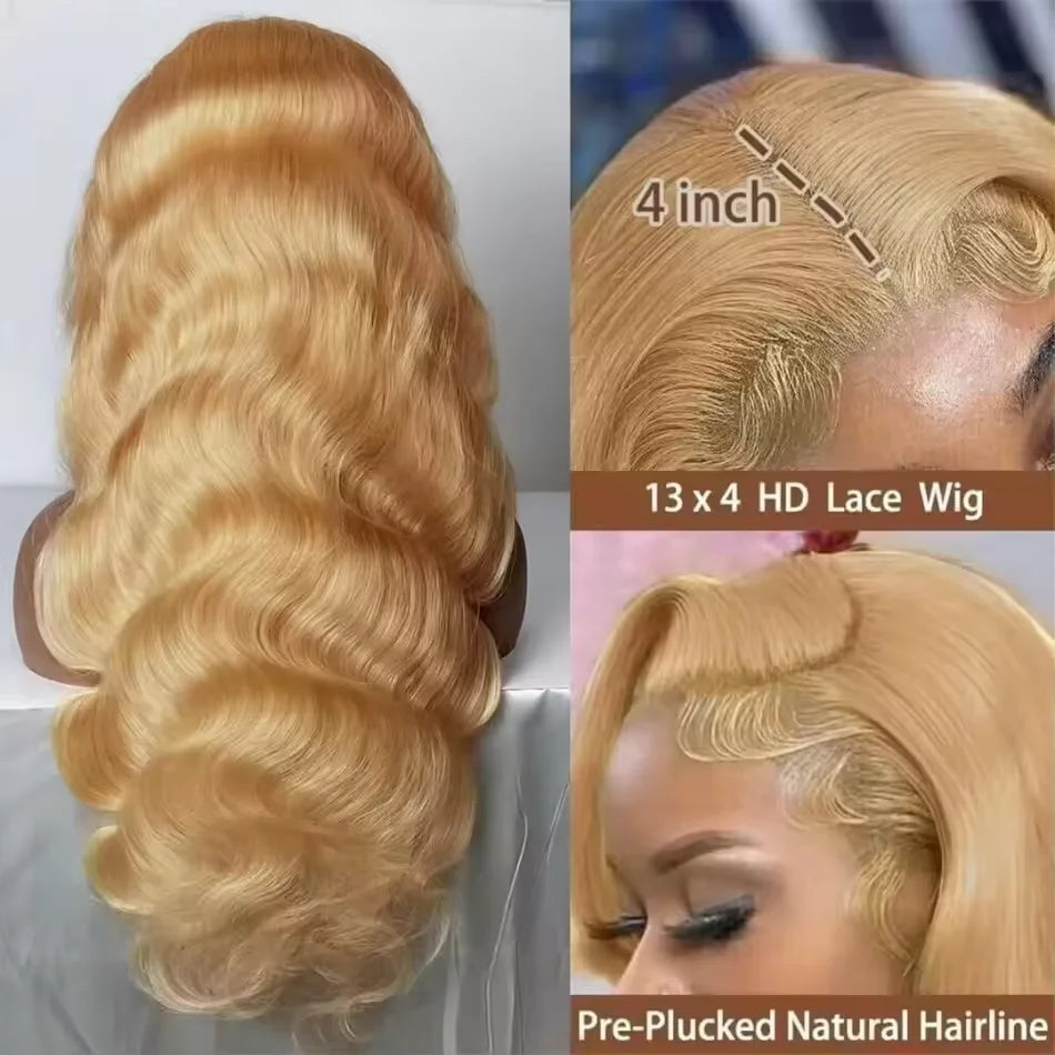 Honey Blonde Brazilian Human Hairs
