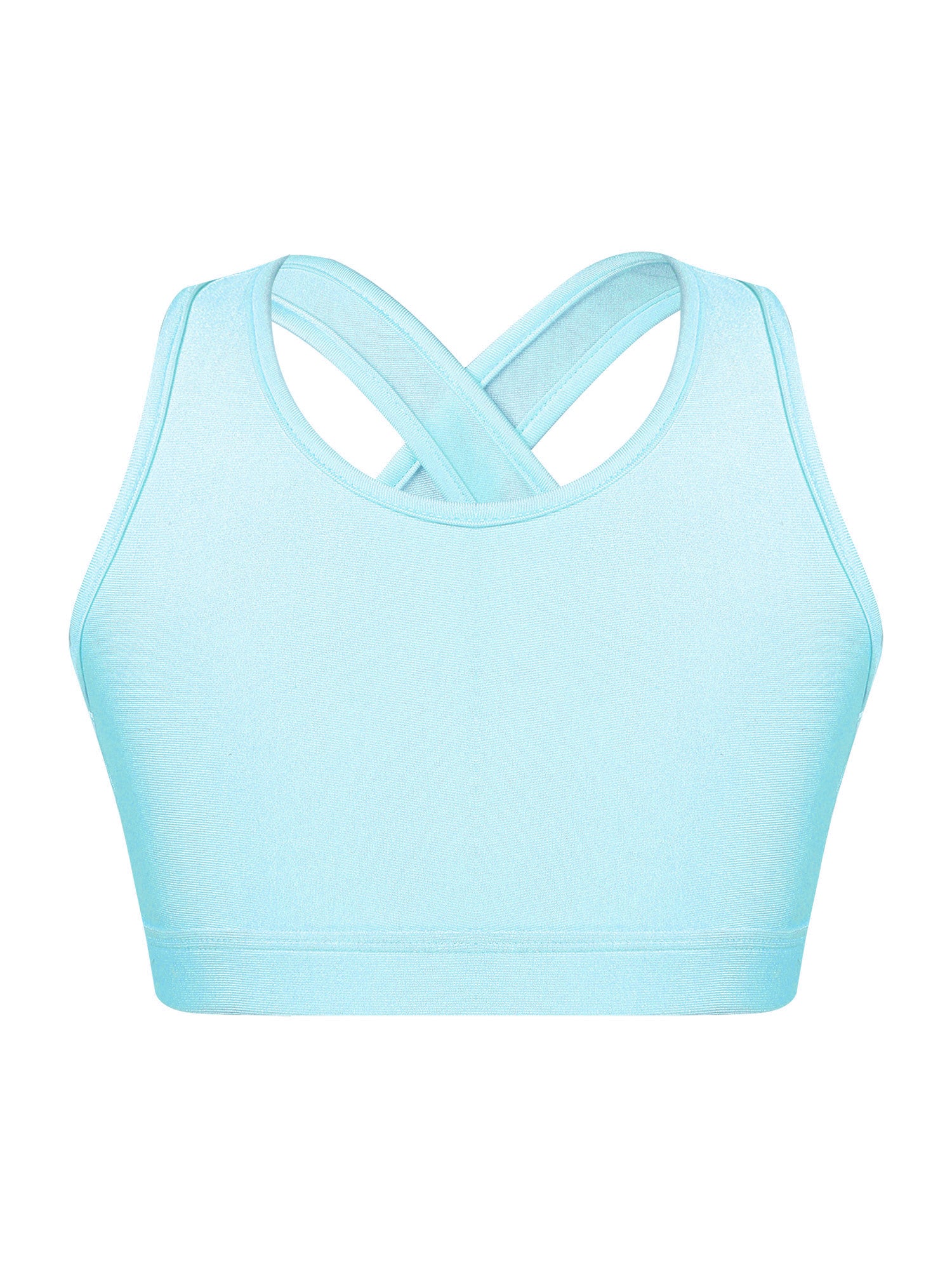Sport Sets for Kids Girls Yoga Tracksuits Sleeveless U Neck Crop Top with Leggings Pants Set for Fitness Gym Workout Sportswear