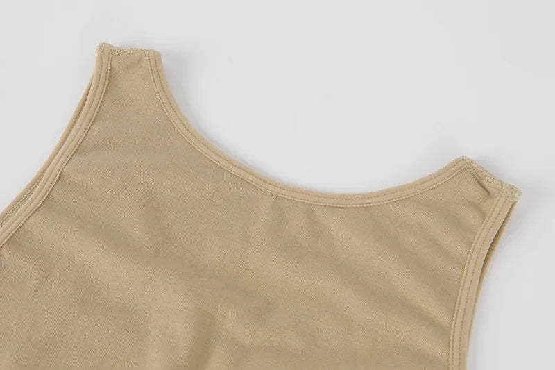 Sleeveless Bodysuit Men Full Body Shaper Compression Undershirt New Shapewear Tummy Control Faja Para Hombres Slimming Vest