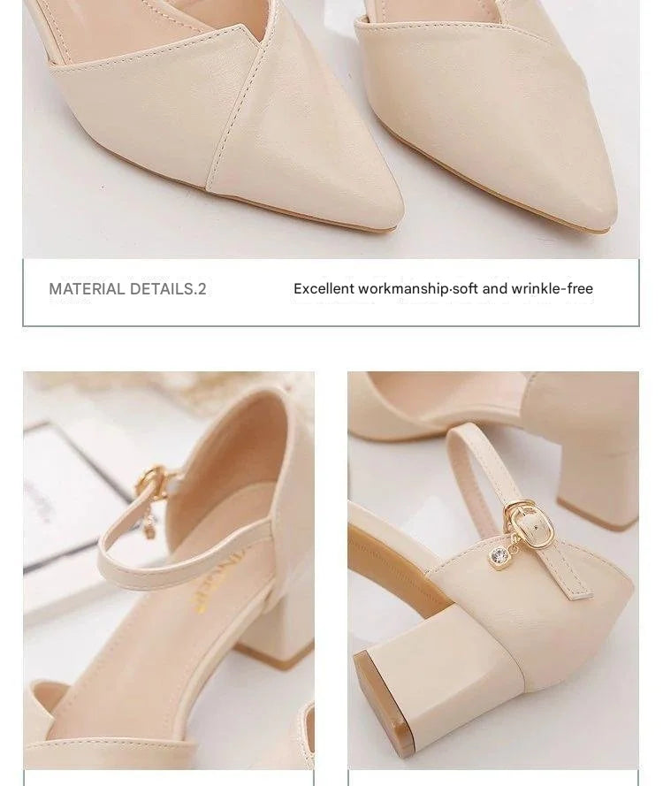Comfortable, soft and elegant women's high-heeled shoes suitable for parties, balls and the office.