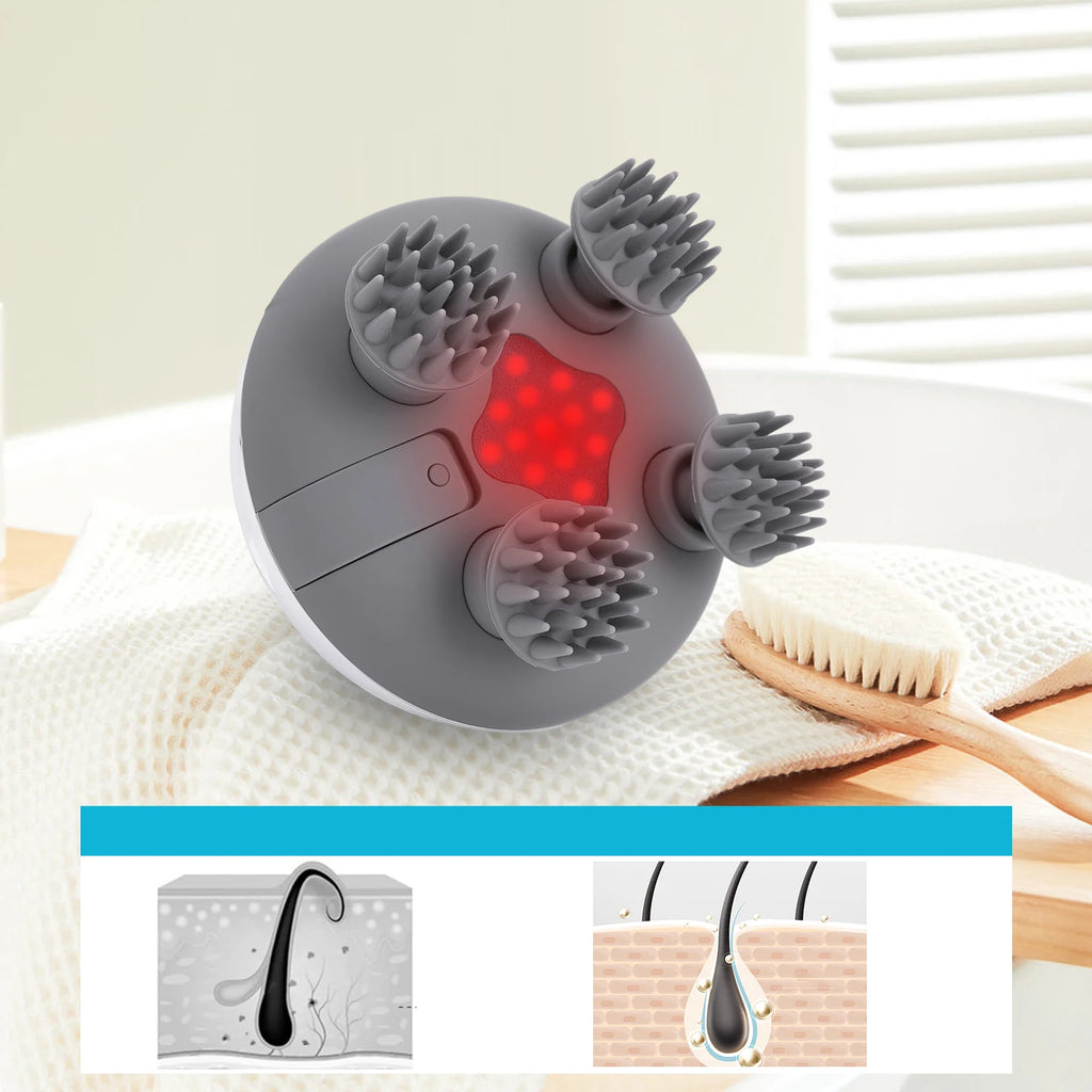 Electric Scalp Massager for Hair Growth Stress Relax