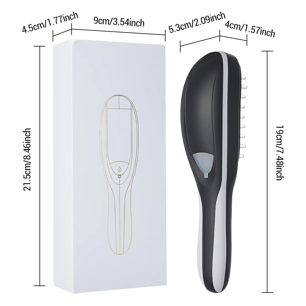 Electric Spray Massage Comb Hair Growth and massage Vibration