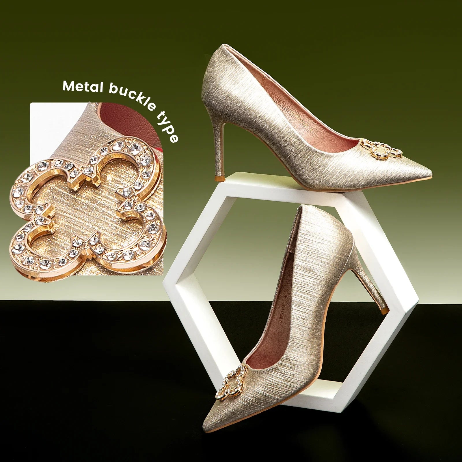 Business Party Basic Metal Decorative High Heels Fashion Classic Luxury Design Women's New High Heels