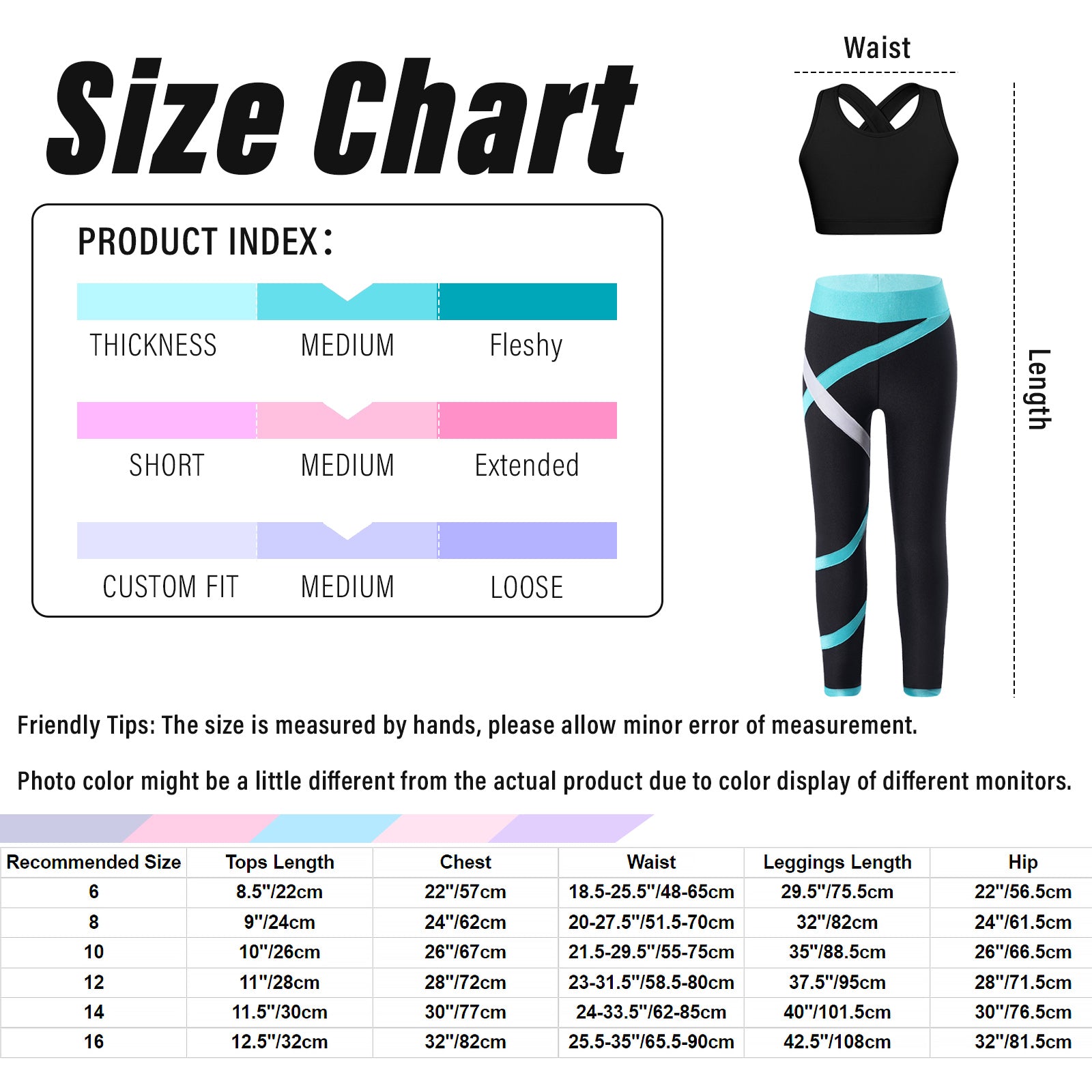 Sport Sets for Kids Girls Yoga Tracksuits Sleeveless U Neck Crop Top with Leggings Pants Set for Fitness Gym Workout Sportswear