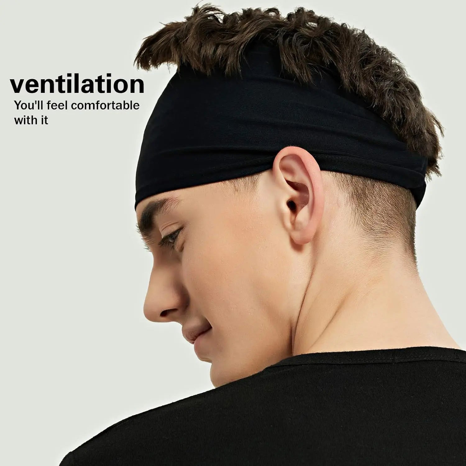 Sports Headbands for Men Moisture Wicking Workout Headband Sweatband Headbands Hairband for Women and Men