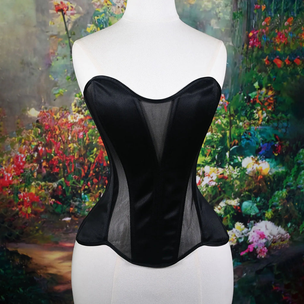 Sexy Thin Body Shaper Underwear Corset Waist Trainer Lingerie Lace Corsets Perspective Mesh Shapewear Women Fashion Clothes Faja