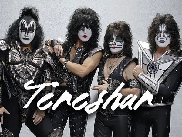 80s Rocker Synthetic Wigs for Men Mullet Wig Long Curly Hair Wig Kiss Wig Perfect for Halloween Cosplay DIY Themed Costume Party