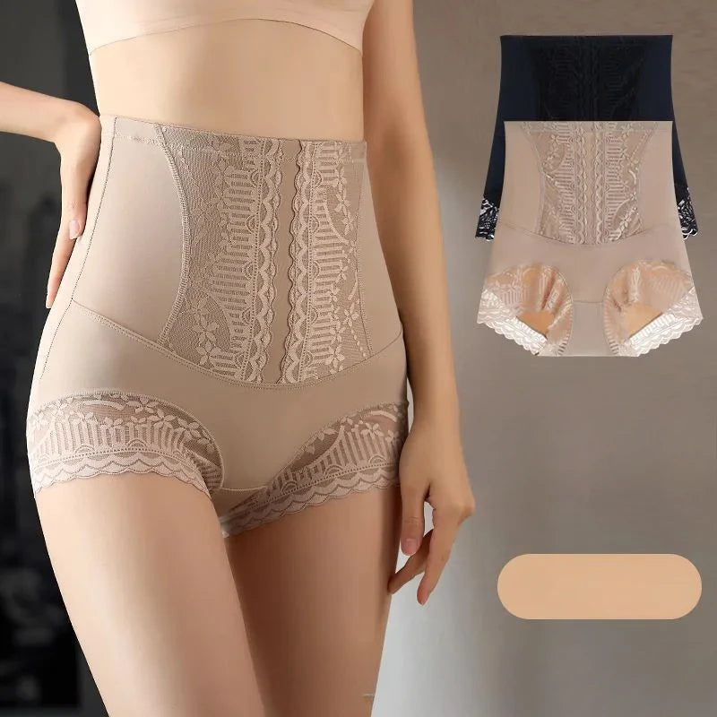 Women's Shapewear Panties High Waist Flat Belly Shorts Butt Lifter Body Shaper Slimming Underwear Postpartum Belly Shaping Panty