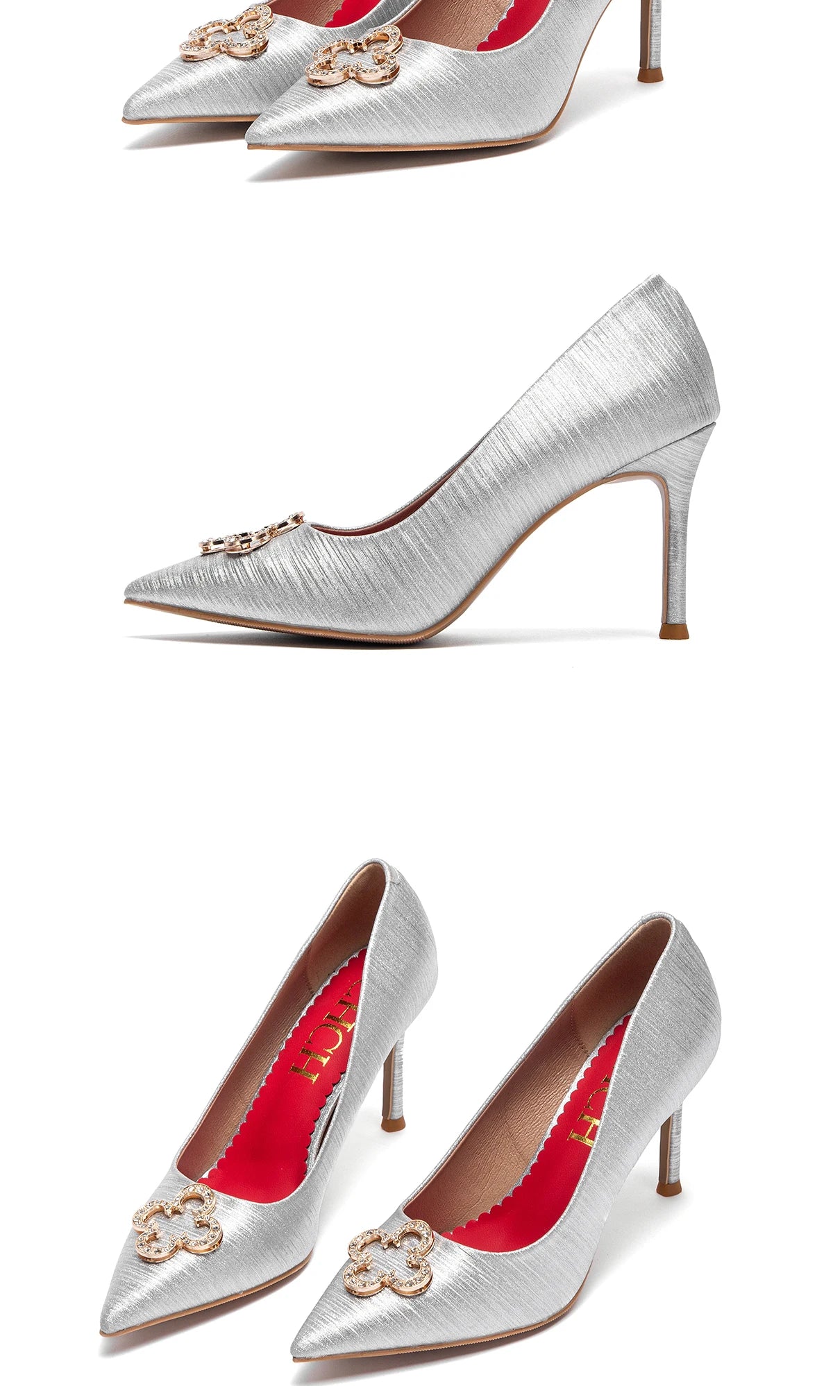 Business Party Basic Metal Decorative High Heels Fashion Classic Luxury Design Women's New High Heels