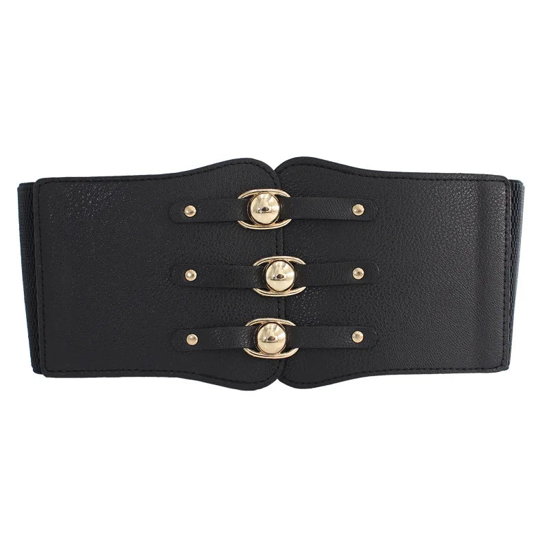 Black Body Shapewear Women Gothic Clothing Underbust Waist Cincher Trainer Pu Leather Elastic Sexy Bridal Corsets and Bustiers