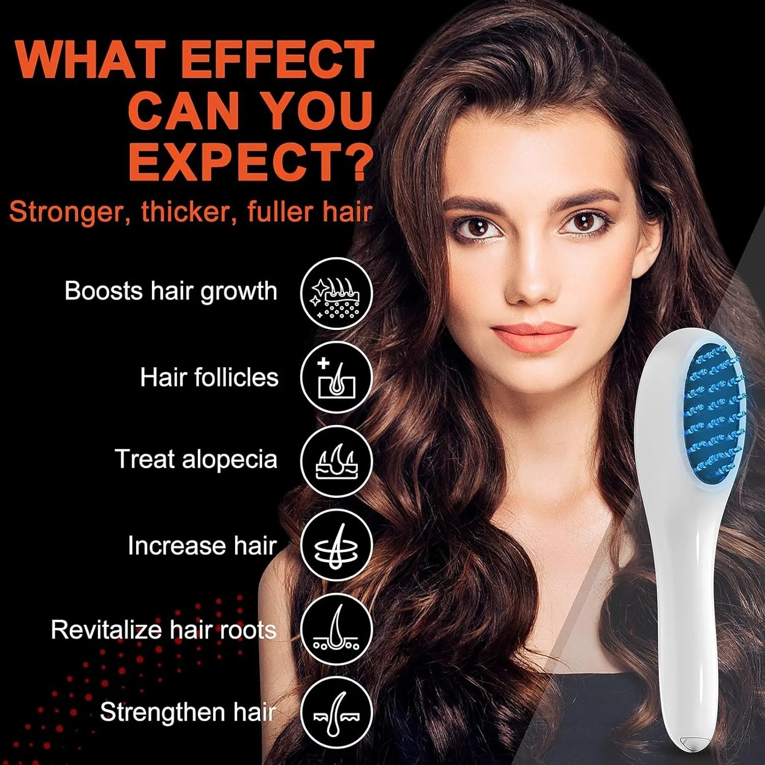 Electric Laser Hair Growth Comb(Massage and relaxation feeling)