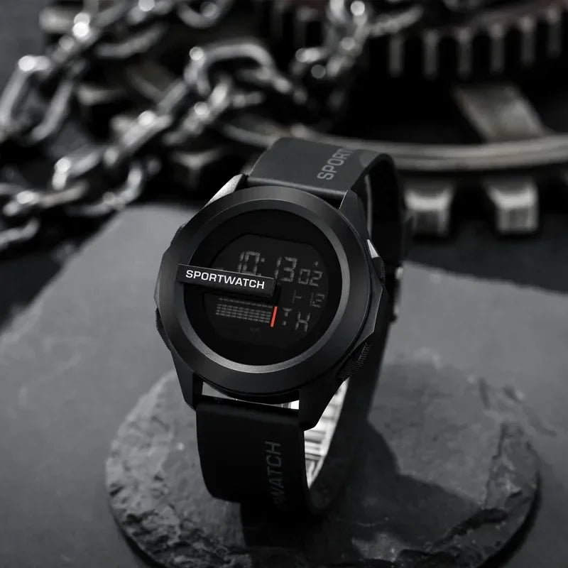 New Sport Watch for Man Digital Wristwatch Stopwatch Luminous Date Week Waterproof Men's  Clock Electronic Watch Relogio