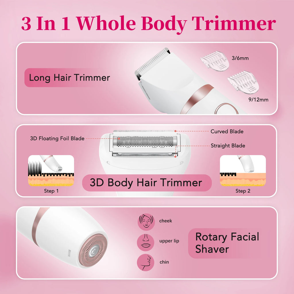 3 in 1 Body Hair Trimmer Kit