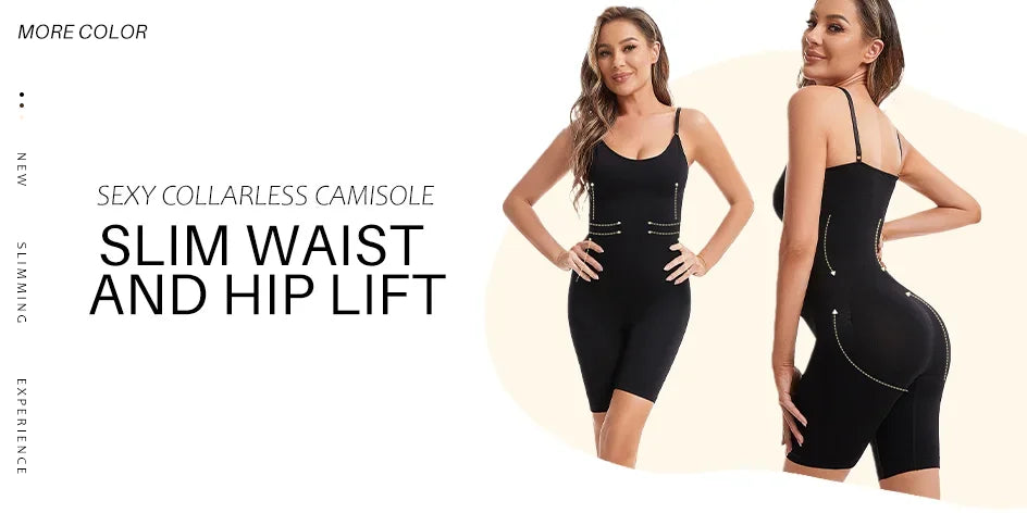 1PC Elastic Shapewear Bodysuits Comfortable Butt Lifter Underwear Bodysuit Waist Trainer Body Shaper Shapewear Wide Shoulder