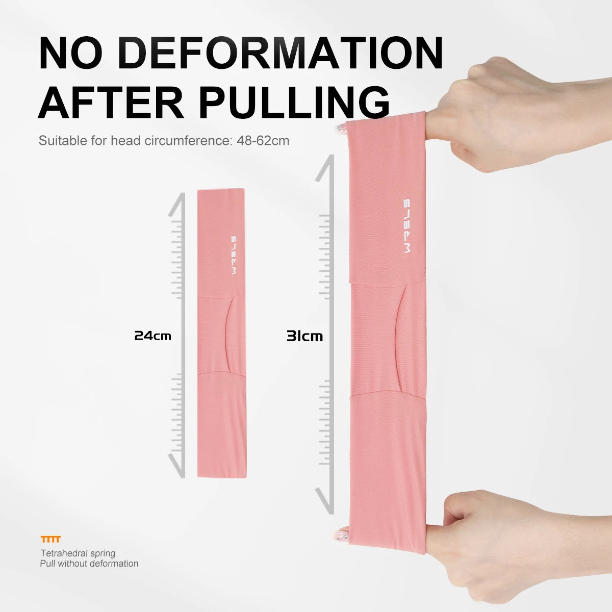 Sport Headband Quick-Drying Non-Slip Hair Band Stretch Elastic Sweatband Breathable Ponytail Gym Running Yoga Sport Headwear