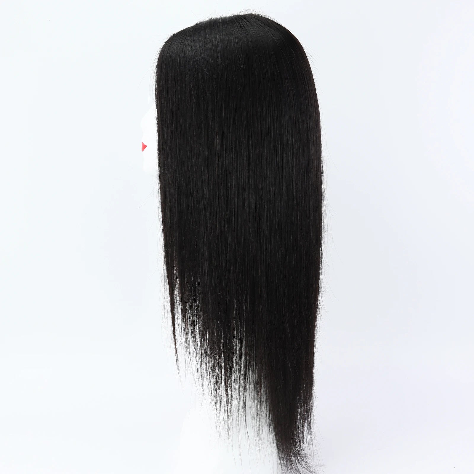 Layer Human Hair Wig for Women 6x6" Silk Base Wig with PU Around Medium Brown Hair Wig with Elastic Net Soft Breathable