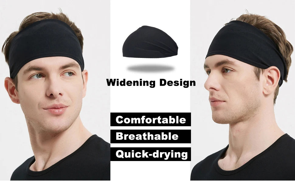 Sports Headbands for Men Moisture Wicking Workout Headband Sweatband Headbands Hairband for Women and Men