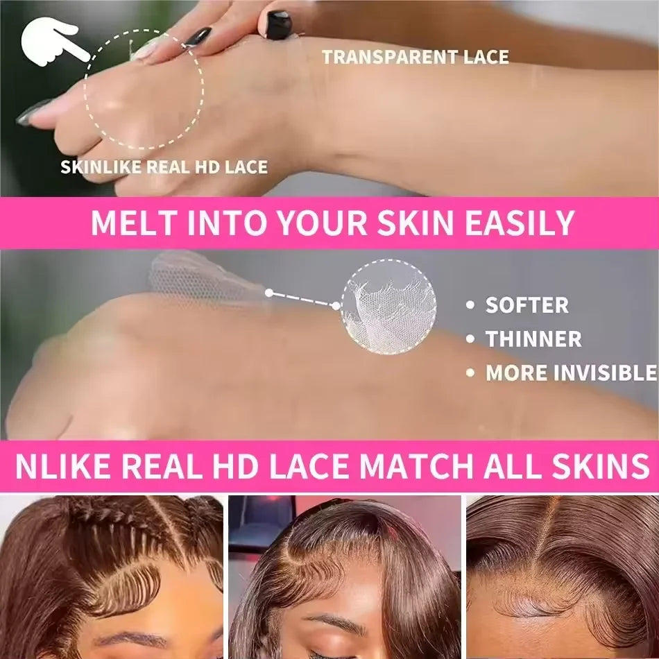 Chocolate Brown Brazilian Human Hairs