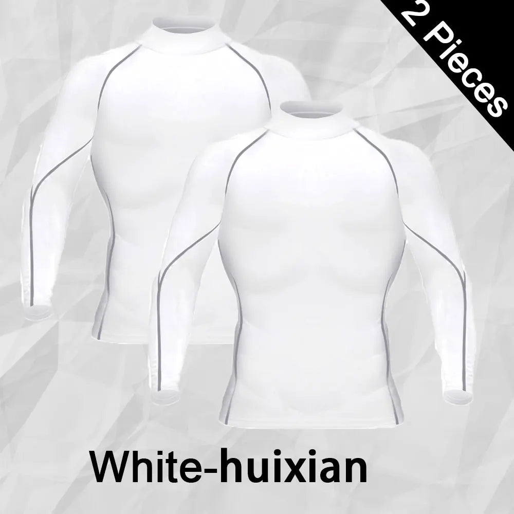 Men Workout Long Sleeve T- shirt Spring Autumn Gym Running Sport Men's T-shirts Fitness Sportswear Outdoor Tops For Men Clothes