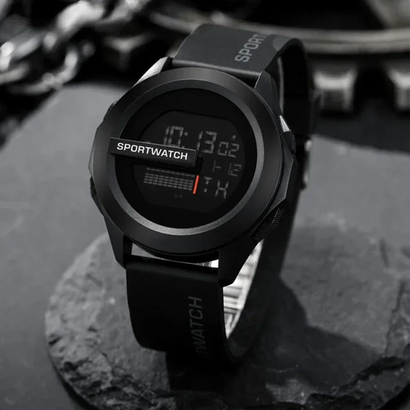 New Sport Watch for Man Digital Wristwatch Stopwatch Luminous Date Week Waterproof Men's  Clock Electronic Watch Relogio