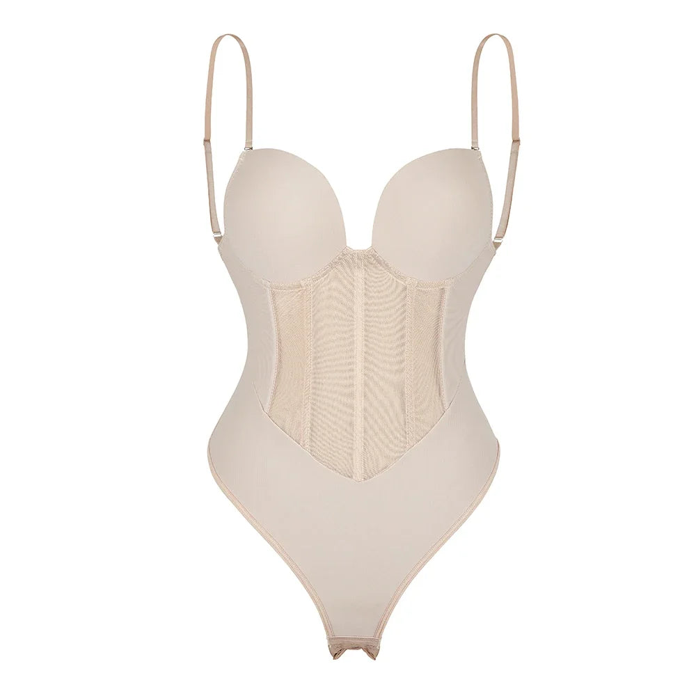 Bodysuit Shapewear Bra Push Up Women Full Body Shaper Tummy Control Hip Butt Lifter Corset Slimming Waist Trainer Underwear