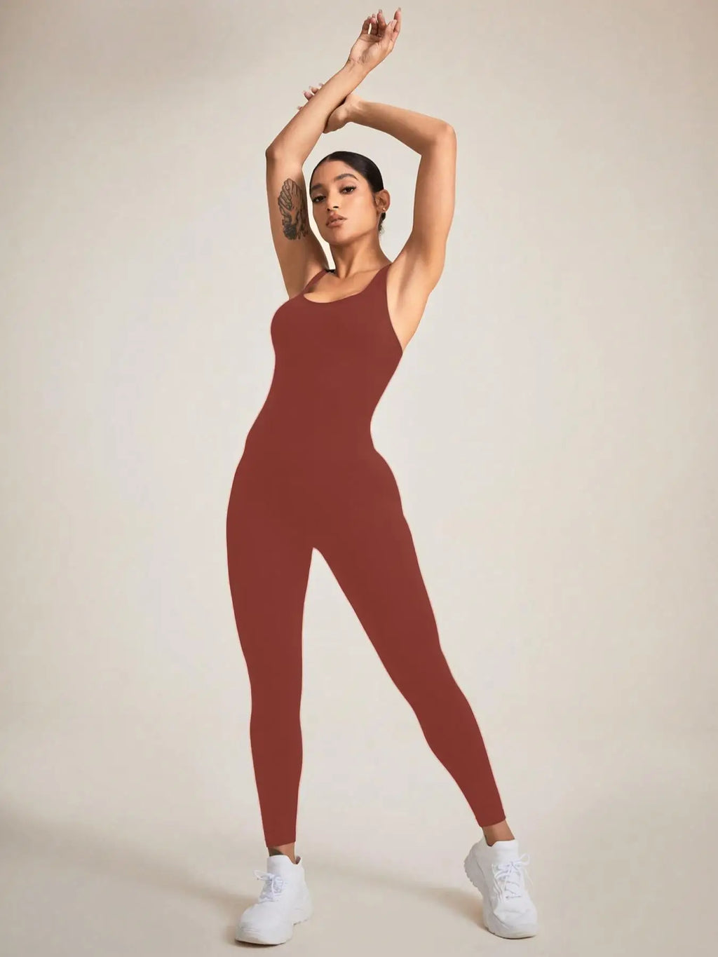 Women's Seamless Shapewear Bodysuit With Tummy Control, CrissCross Straps Backless Body Shaper, Women's Underwear & Shapewear
